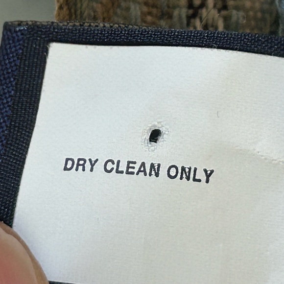 NWT Gap pale blue a line skirt size 2. Wool blend w/nordic looking trim. Lined! - Picture 14 of 15